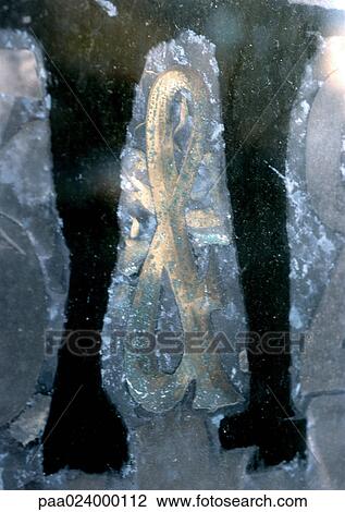 Stock Image - & text, etched.. Fotosearch