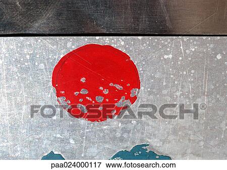 Stock Photo - . text, in chipping paint. Fotosearch