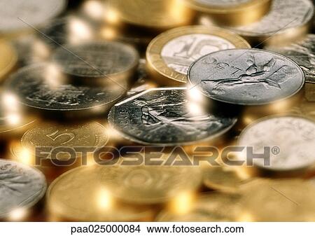 Coins. View Large Photo Image Picture - Coins.. Fotosearch