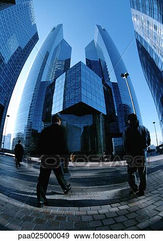 People in front of skyscrapers. View Large Photo Image Stock Photo - People in front of skyscrapers.. Fotosearch