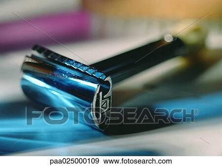 Stock Photo - Shaving razor.. Fotosearch