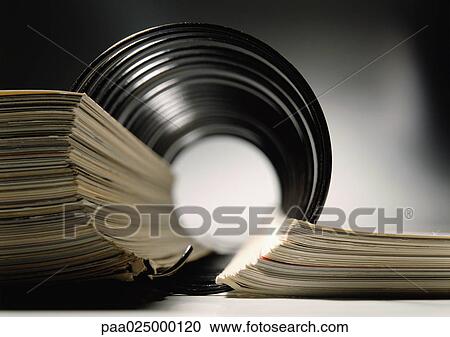 Spiral bound book, extreme close-up View Large Photo Image Stock Image - Spiral bound book, extreme close-up. Fotosearch