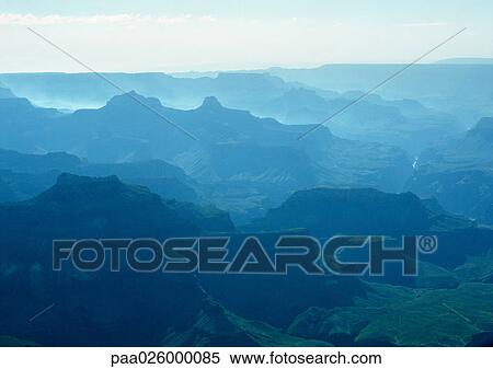 Arizona, Grand Canyon National Park, canyons in mist View Large Photo Image Stock Photography - Arizona, Grand Canyon National Park, canyons in mist. Fotosearch