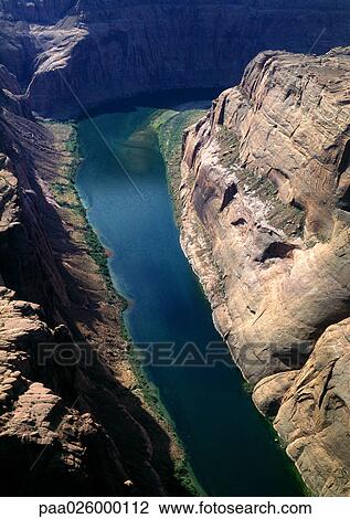 Colorado, Colorado River running through Grand Canyon, aerial view View Large Photo Image Stock Image - Colorado, Colorado River running through Grand Canyon, aerial view. Fotosearch