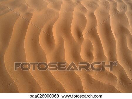 Tunisia, Sahara Desert, ripples in sand. View Large Photo Image Stock Photo - Tunisia, Sahara Desert, ripples in sand.. Fotosearch