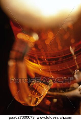 Beer mug with handle, close-up View Large Photo Image Stock Image - Beer mug with handle, close-up. Fotosearch