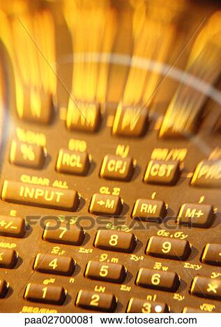 Calculator, close-up, distorted View Large Photo Image Stock Image - Calculator, close-up, distorted. Fotosearch