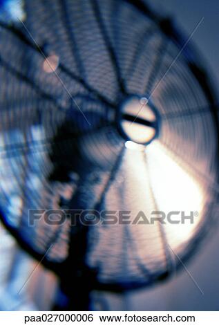 Stock Photograph - Electric fan, blurred. Fotosearch