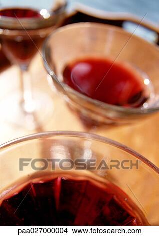 Picture - Glasses of wine, high angle view. Fotosearch