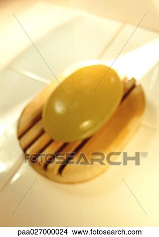 Soap on soapholder, close-up View Large Photo Image Picture - Soap on soapholder, close-up. Fotosearch