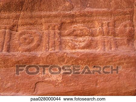 Carvings in rock, textured surface View Large Photo Image Picture - Carvings in rock, textured surface. Fotosearch
