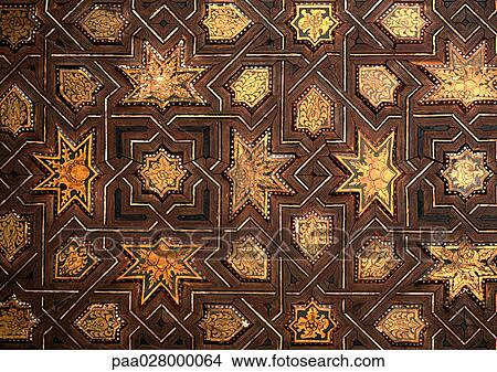 Picture - Intricate design, textured background.. Fotosearch