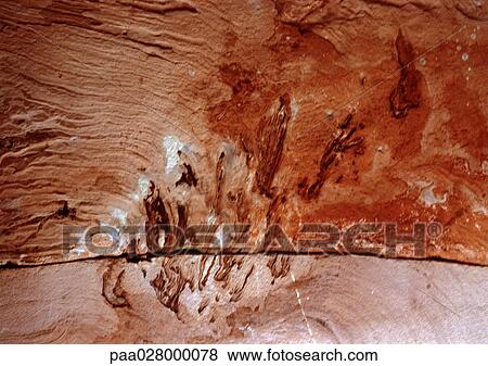 Marks on red rock surface View Large Photo Image Stock Photo - Marks on red rock surface. Fotosearch