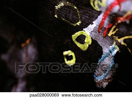 Painting, bright colors on black surface, close-up View Large Photo Image Stock Photo - Painting, bright colors on black surface, close-up. Fotosearch