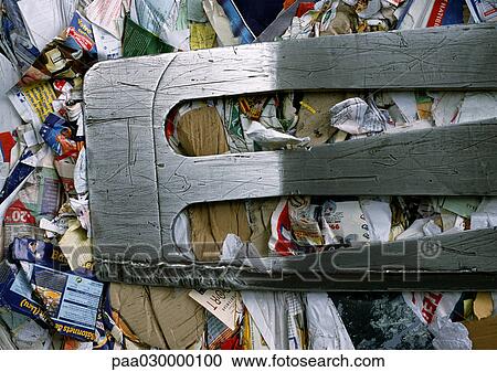 Bundled garbage. View Large Photo Image Stock Image - Bundled garbage.. Fotosearch