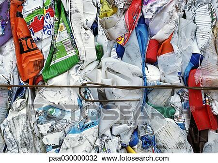 Compacted plastic bottles. View Large Photo Image Stock Image - Compacted plastic bottles.. Fotosearch