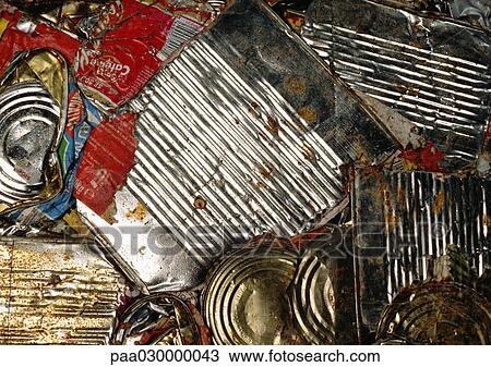 Flattened aluminum cans. View Large Photo Image Stock Image - Flattened aluminum cans.. Fotosearch