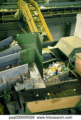 Garbage shoot transferring garbage. View Large Photo Image Stock Photo - Garbage shoot transferring garbage.. Fotosearch