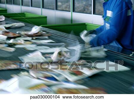 Paper on moving conveyor belt, blurred. View Large Photo Image Picture - Paper on moving conveyor belt, blurred.. Fotosearch