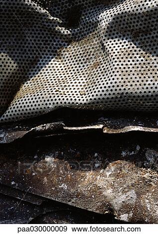 Stock Photo - Pile of rusty metal.. Fotosearch