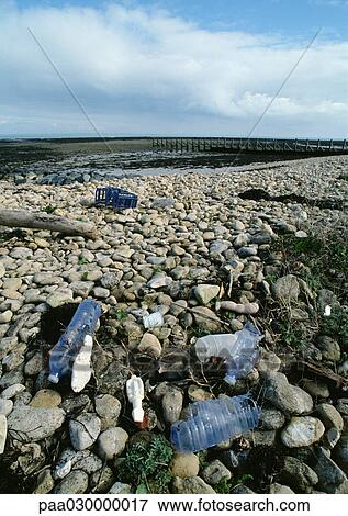Trash scattered on rocky terrain. View Large Photo Image Stock Photo - Trash scattered on rocky terrain.. Fotosearch