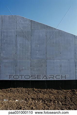 Stock Image - Concrete wall. Fotosearch