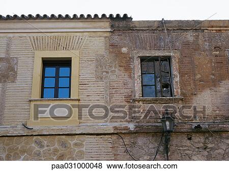 Half-renovated building View Large Photo Image Stock Photo - Half-renovated building. Fotosearch