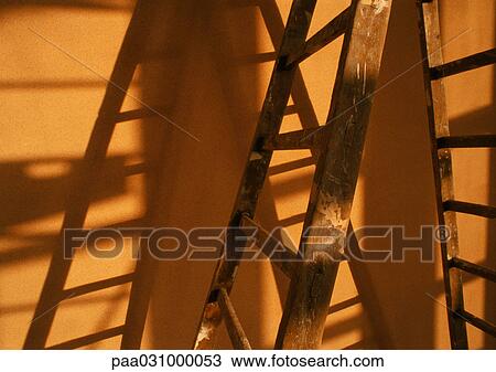 Stock Image - Ladder, close-up. Fotosearch