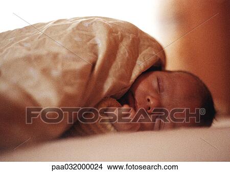 Baby sleeping View Large Photo Image Picture - Baby sleeping. Fotosearch