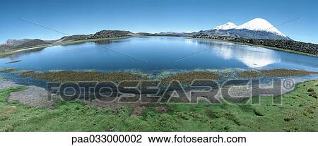 Chile, lakescape, panoramic view View Large Photo Image Stock Image - Chile, lakescape, panoramic view. Fotosearch