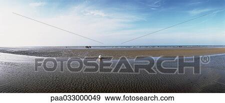 Stock Photo - France, seascape, panoramic view. Fotosearch
