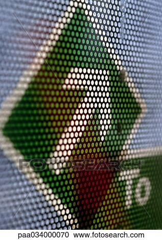 Directional sign, close-up View Large Illustration Clipart - Directional sign, close-up. Fotosearch