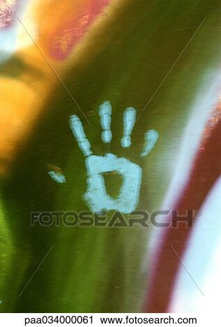 Clip Art - Hand print. Fotosearch