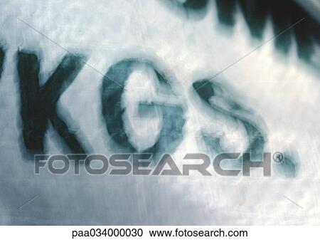 Clipart - Letters, blurred, close-up. Fotosearch