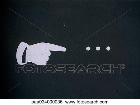 Picture of hand pointing at ellipsis, close-up View Large Illustration Stock Illustration - Picture of hand pointing at ellipsis, close-up. Fotosearch