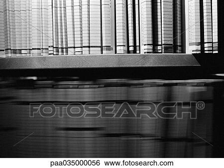Files on shelves, b&w View Large Photo Image Stock Photograph - Files on shelves, b&w. Fotosearch