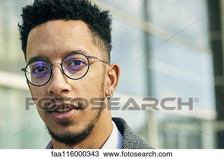 Stock Image - Close-up of businessman. Fotosearch