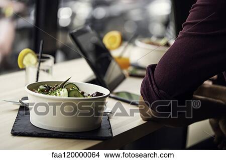 Picture - Close-up of salad in container. Fotosearch