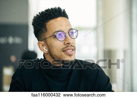 Close-up of thoughtful businessman View Large Photo Image Stock Image - Close-up of thoughtful businessman. Fotosearch