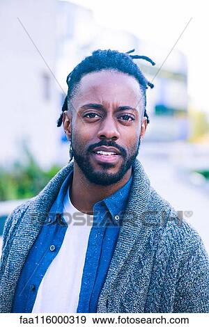 Stock Photo - Close-up of young man. Fotosearch