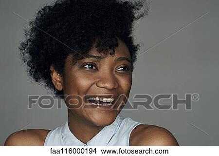 Picture - Close-up of young woman. Fotosearch