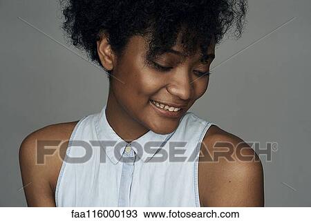 Close-up of young woman View Large Photo Image Stock Image - Close-up of young woman. Fotosearch