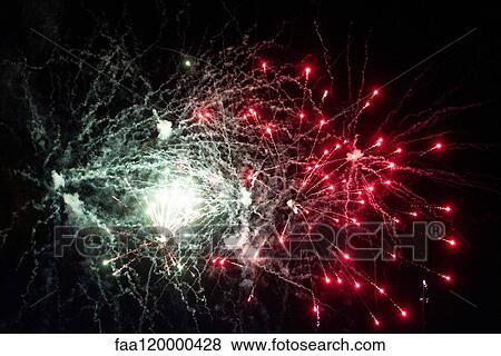 Fireworks display in sky View Large Photo Image Stock Photo - Fireworks display in sky. Fotosearch