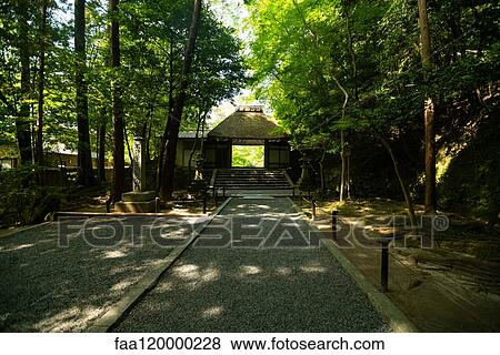 Honen-in temple entrance View Large Photo Image Stock Photo - Honen-in temple entrance. Fotosearch