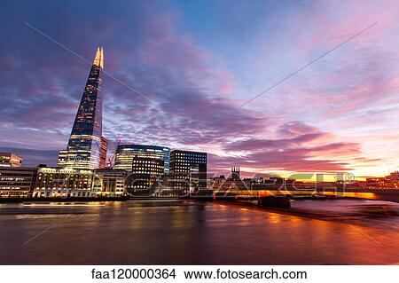 London cityscape with The Shard skyscraper View Large Photo Image Picture - London cityscape with The Shard skyscraper. Fotosearch