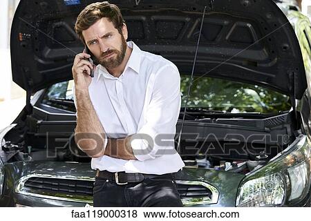 Man talking on mobile phone View Large Photo Image Stock Photo - Man talking on mobile phone. Fotosearch