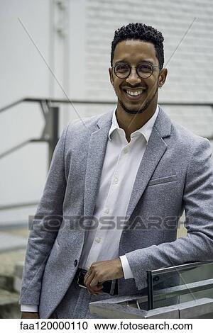Stock Image - Portrait of businessman. Fotosearch