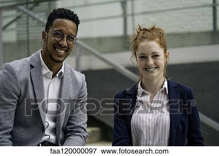 Stock Photo - Portrait of couple. Fotosearch