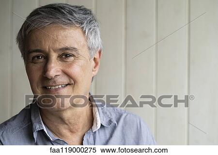 Stock Photography - Portrait of mature man. Fotosearch