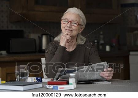 Portrait of senior woman View Large Photo Image Stock Photo - Portrait of senior woman. Fotosearch
